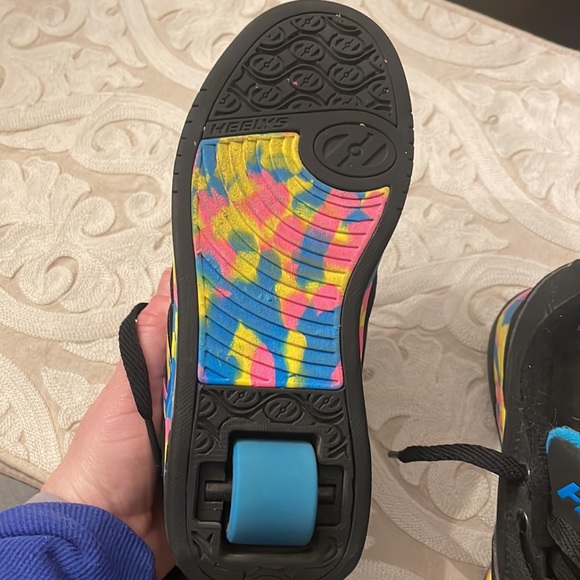 Size 3 Heelys. Black with multi colour design. Well taken care of - Picture 3 of 3